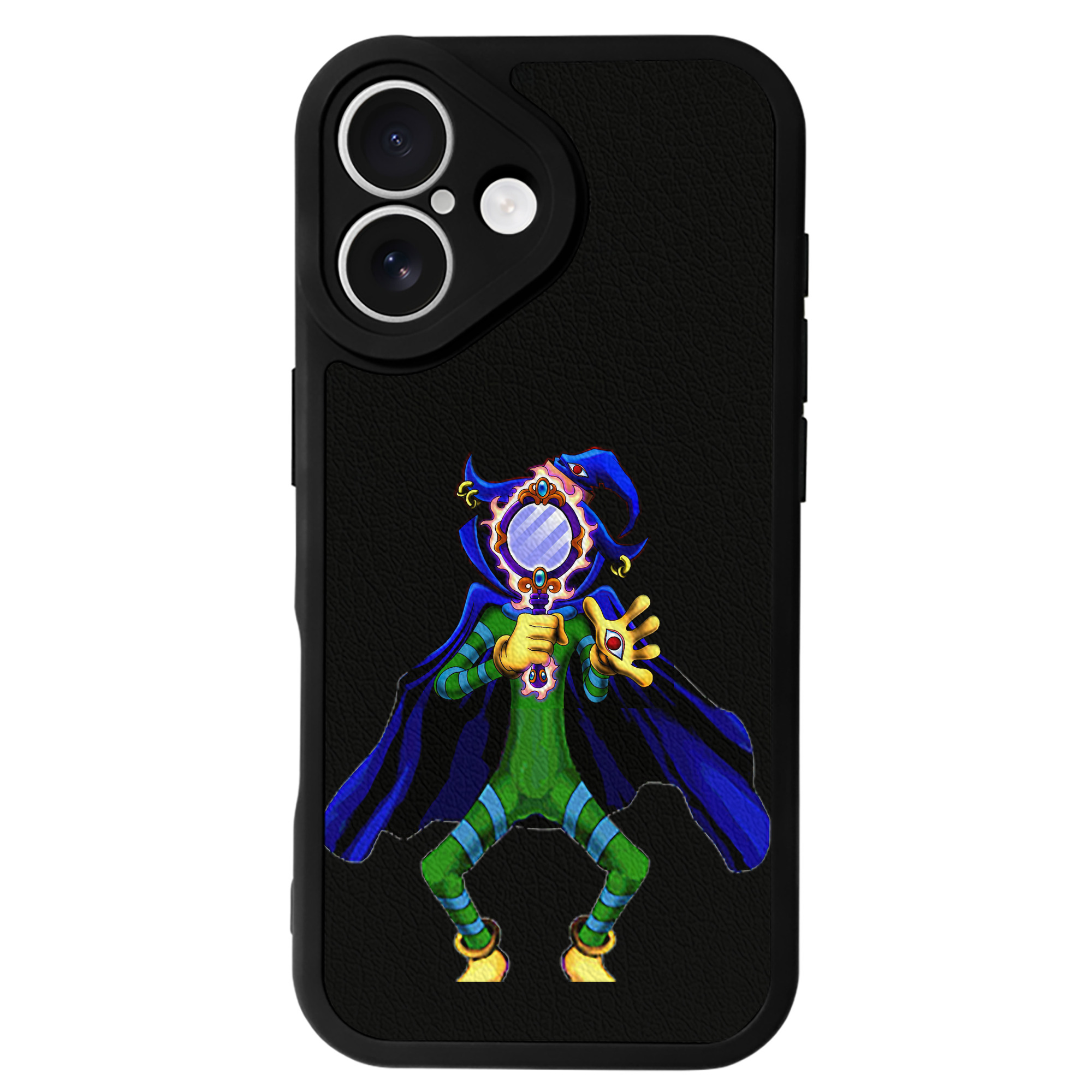 遊☆戯☆王 Yu-Gi-Oh! 【iPhone 16シリーズ対応】シリコンスマホケース（レザー調） 材質：シリコン